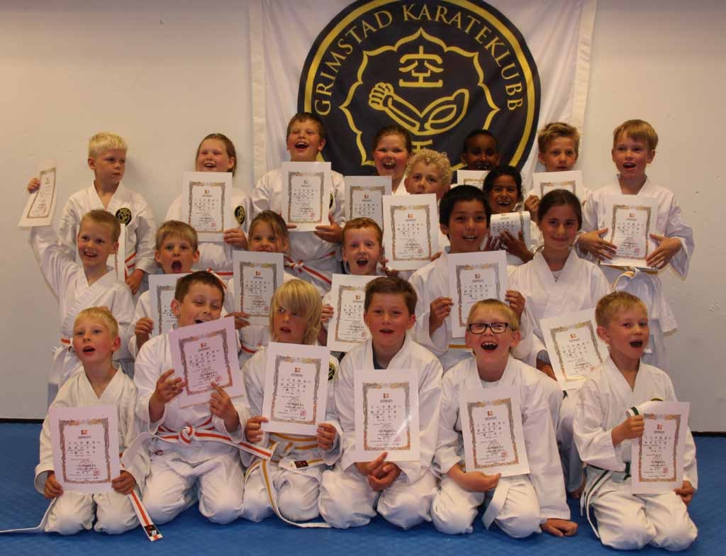 Gradering barn (stripebelter)